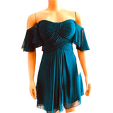 Vestido   Corto verde esmeralda