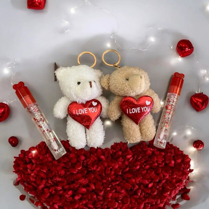 Llavero de Osito I love You by Yanet Collective