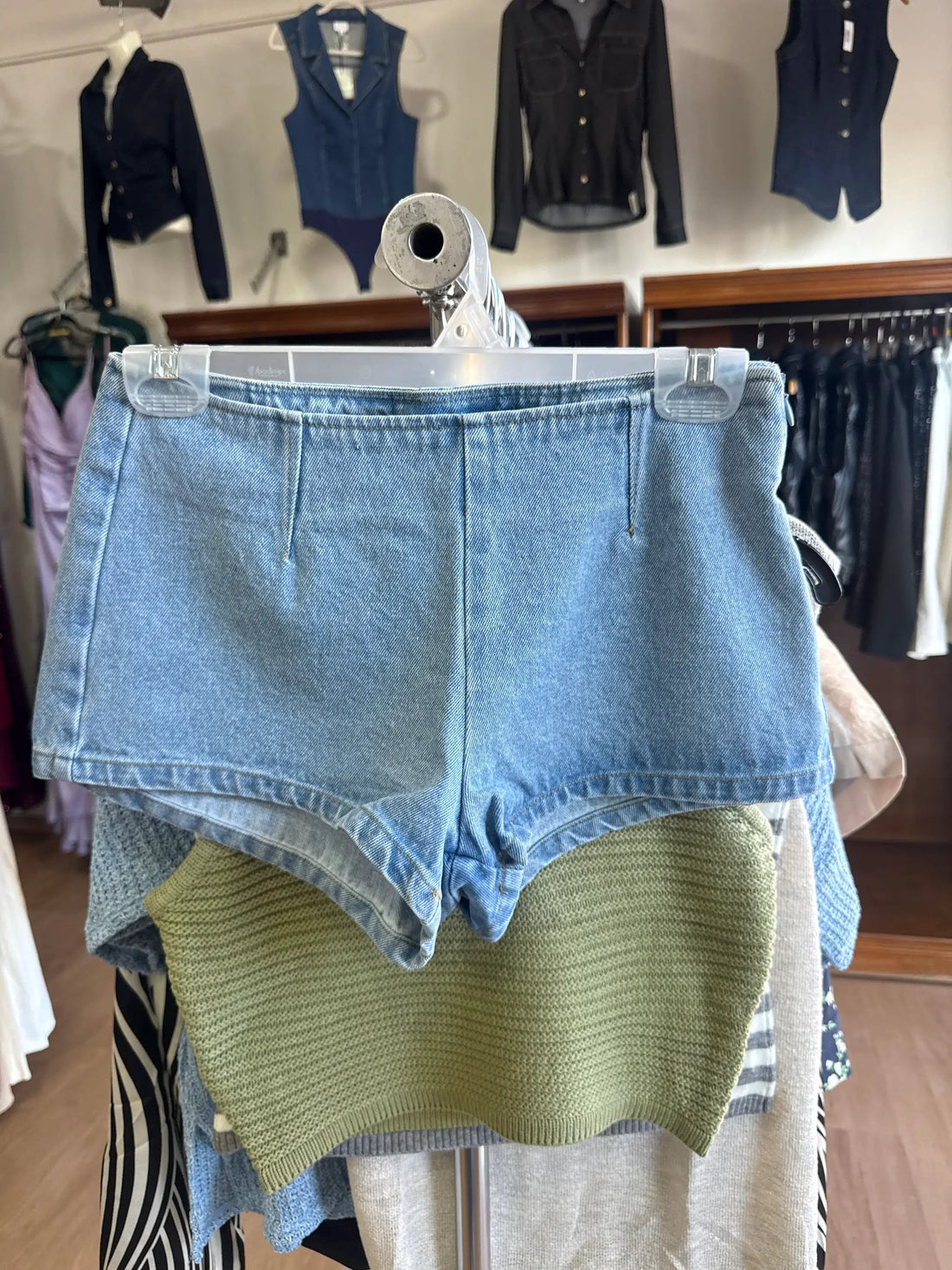 Yanet Collective Short de mezclilla - Pantalones cortos vaqueros
