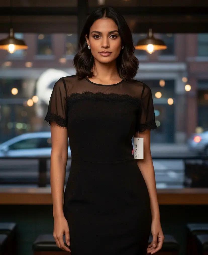 Vestido corto negro by En focus studio
