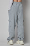 Pantalón Pants jogger gris tipo cargo