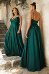 Vestido Elegante de Satén con Escote Sweetheart y Falda Flowy Terracota Catálogo