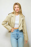 Chaqueta Trench Corta Khaki Beige