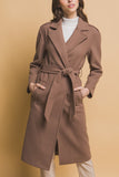 Abrigo Trinchera Elegante con Cinturón para Mujer - Moda Mexicana