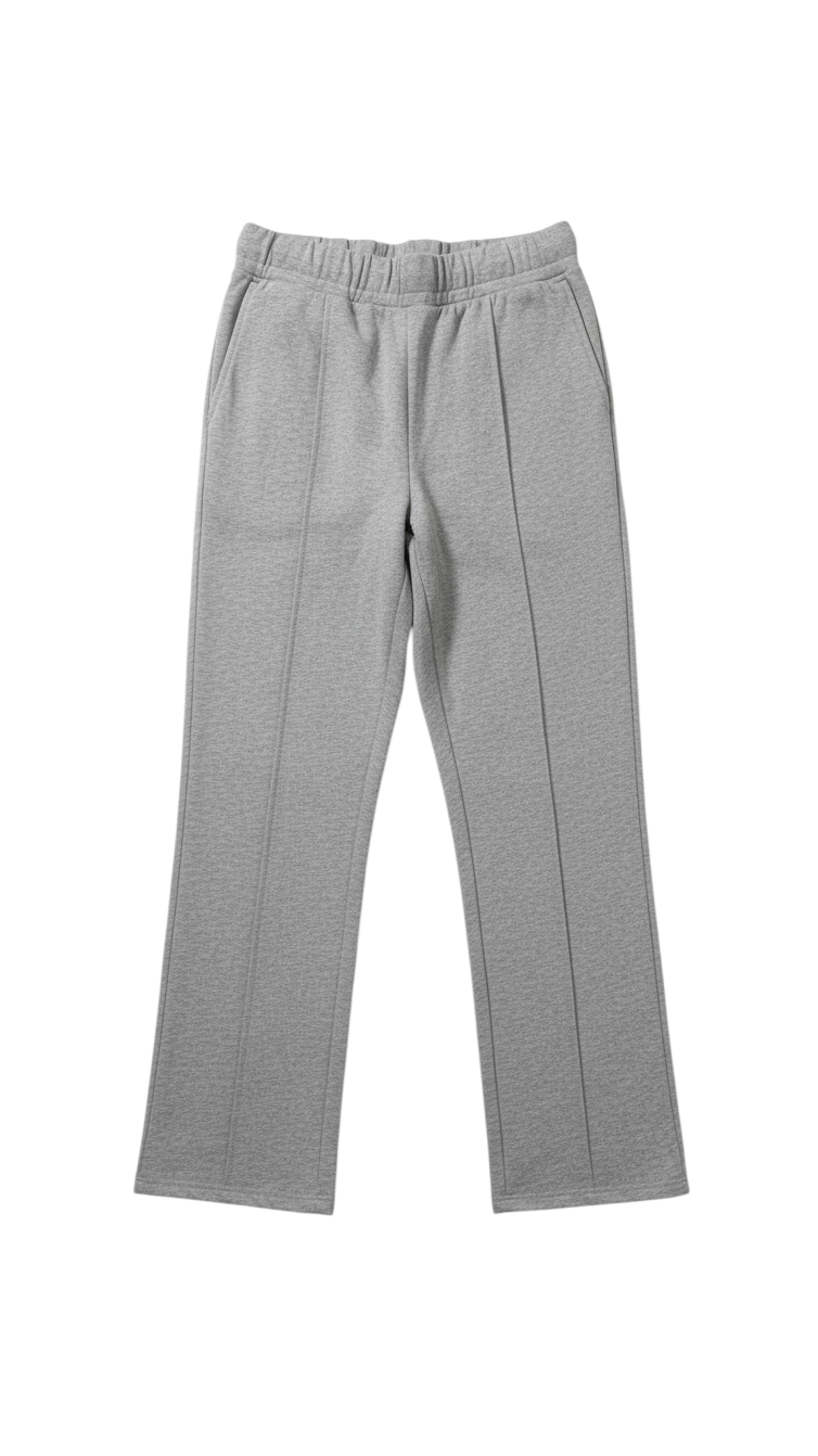 Pantalones de Vestir Elásticos en Gris con Detalle de Pinzas