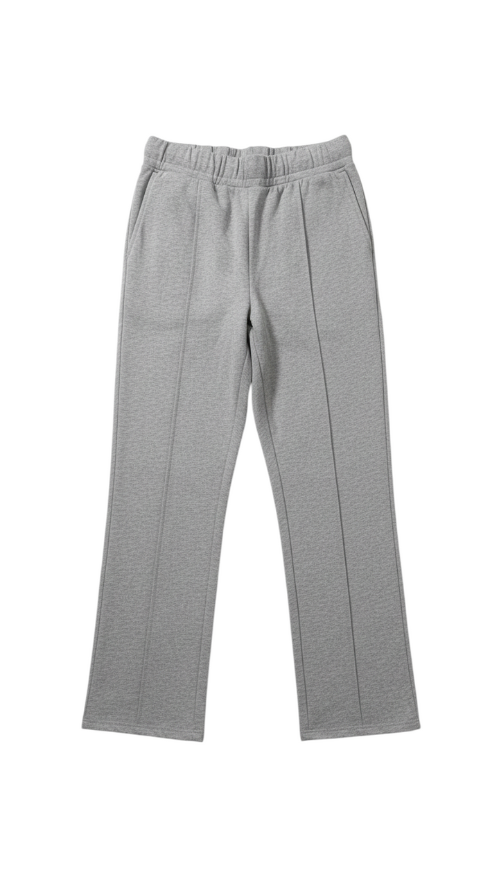 Pantalones de Vestir Elásticos en Gris con Detalle de Pinzas