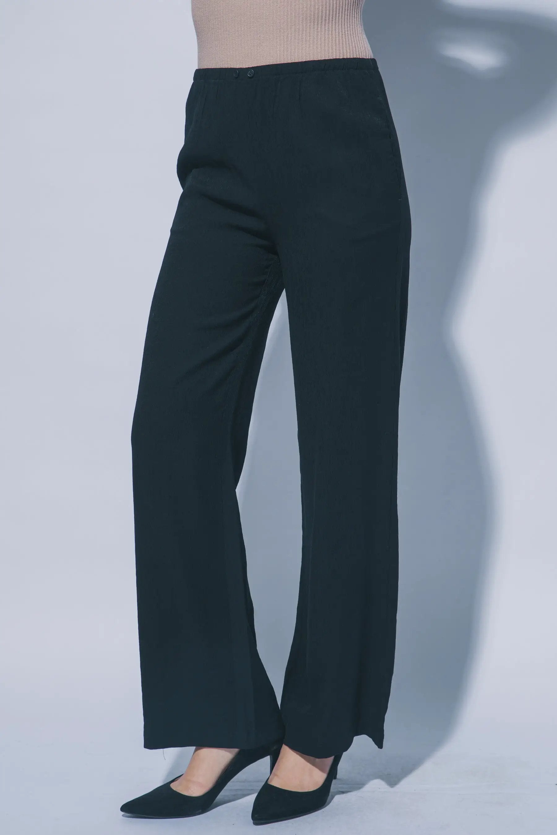 Wholesale Textured Wide Leg Pant 60127PN by LOVE TREE