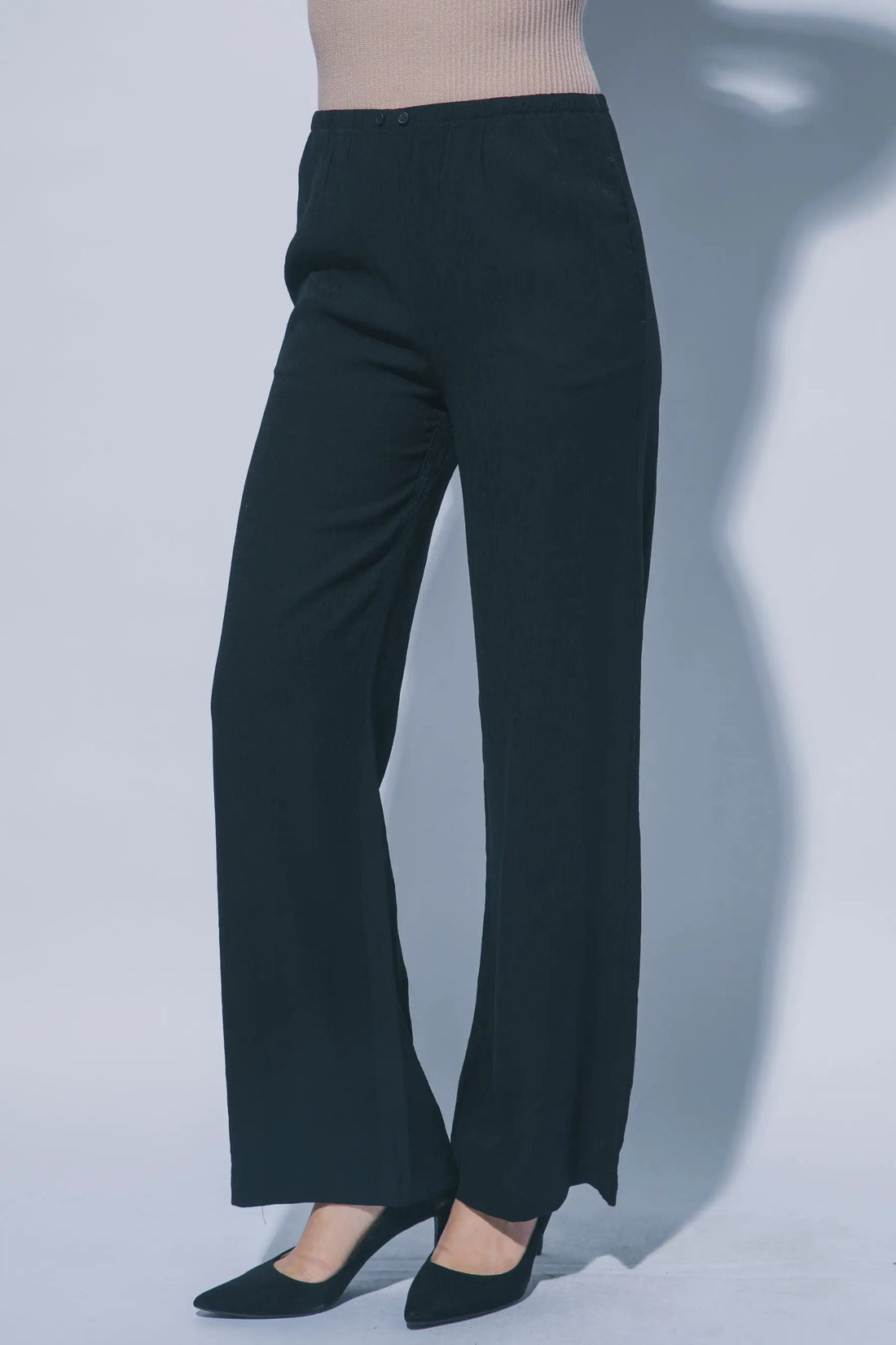 Wholesale Textured Wide Leg Pant 60127PN by LOVE TREE