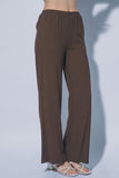 Textured Wide Leg Pant