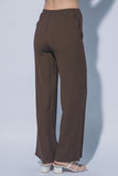 Textured Wide Leg Pant