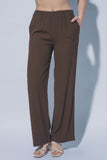 Textured Wide Leg Pant