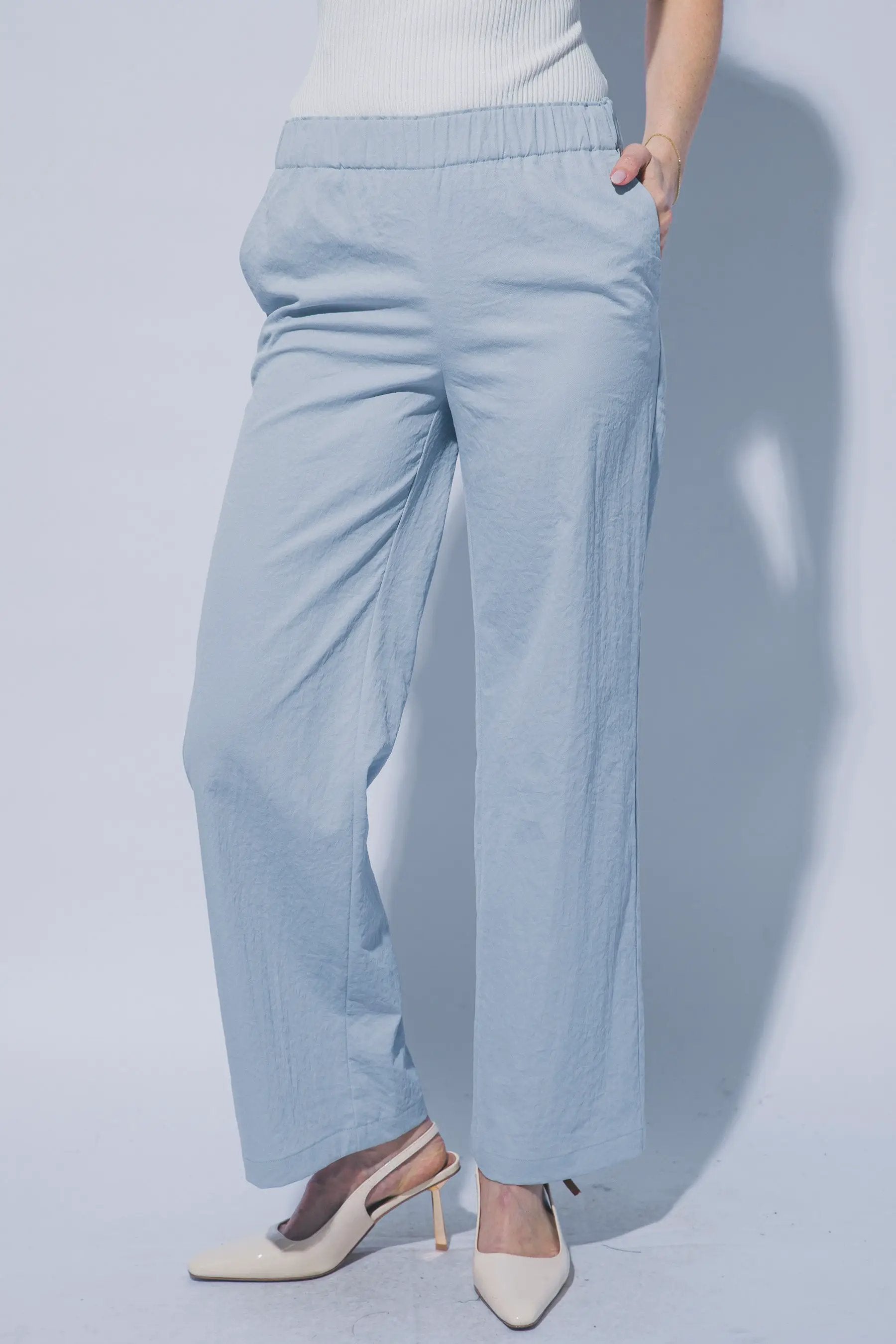 LOVE TREE Pantalones Anchos y Holgados de Pierna Ancha para Mujer - LOVE TREE - Pants