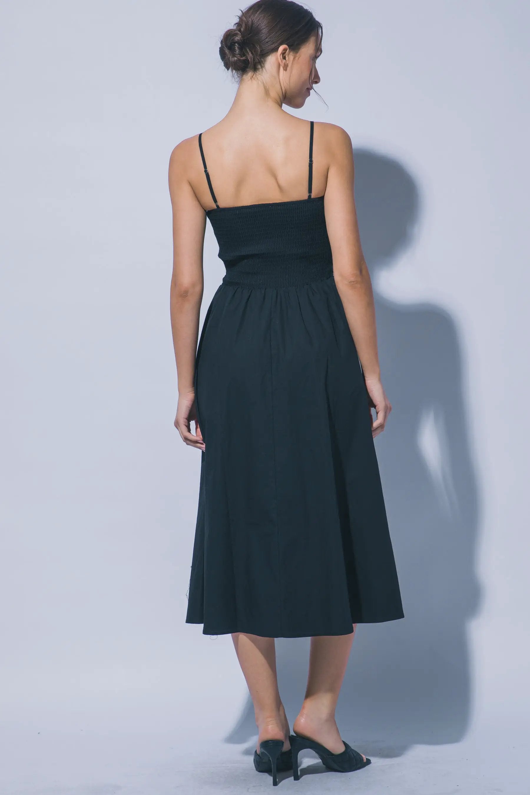 LOVE TREE Vestido Maxi con Nido de Abeja para Mujer - Dresses