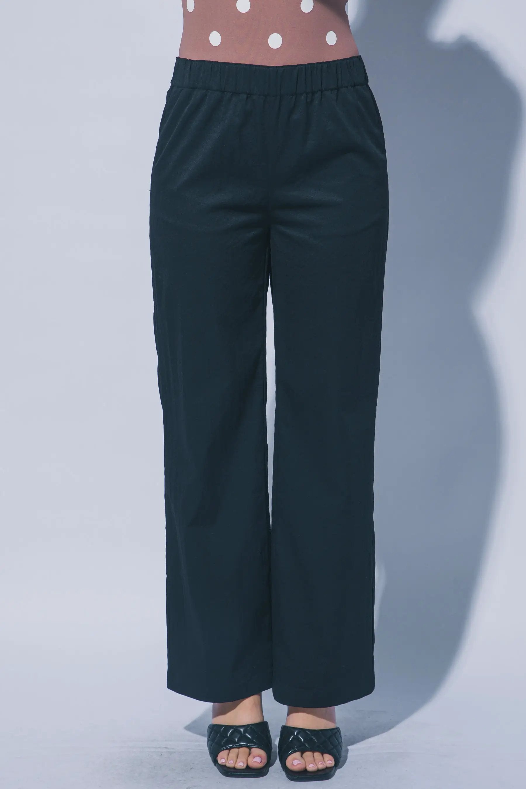 LOVE TREE Pantalones Anchos y Holgados de Pierna Ancha para Mujer - LOVE TREE - Pants