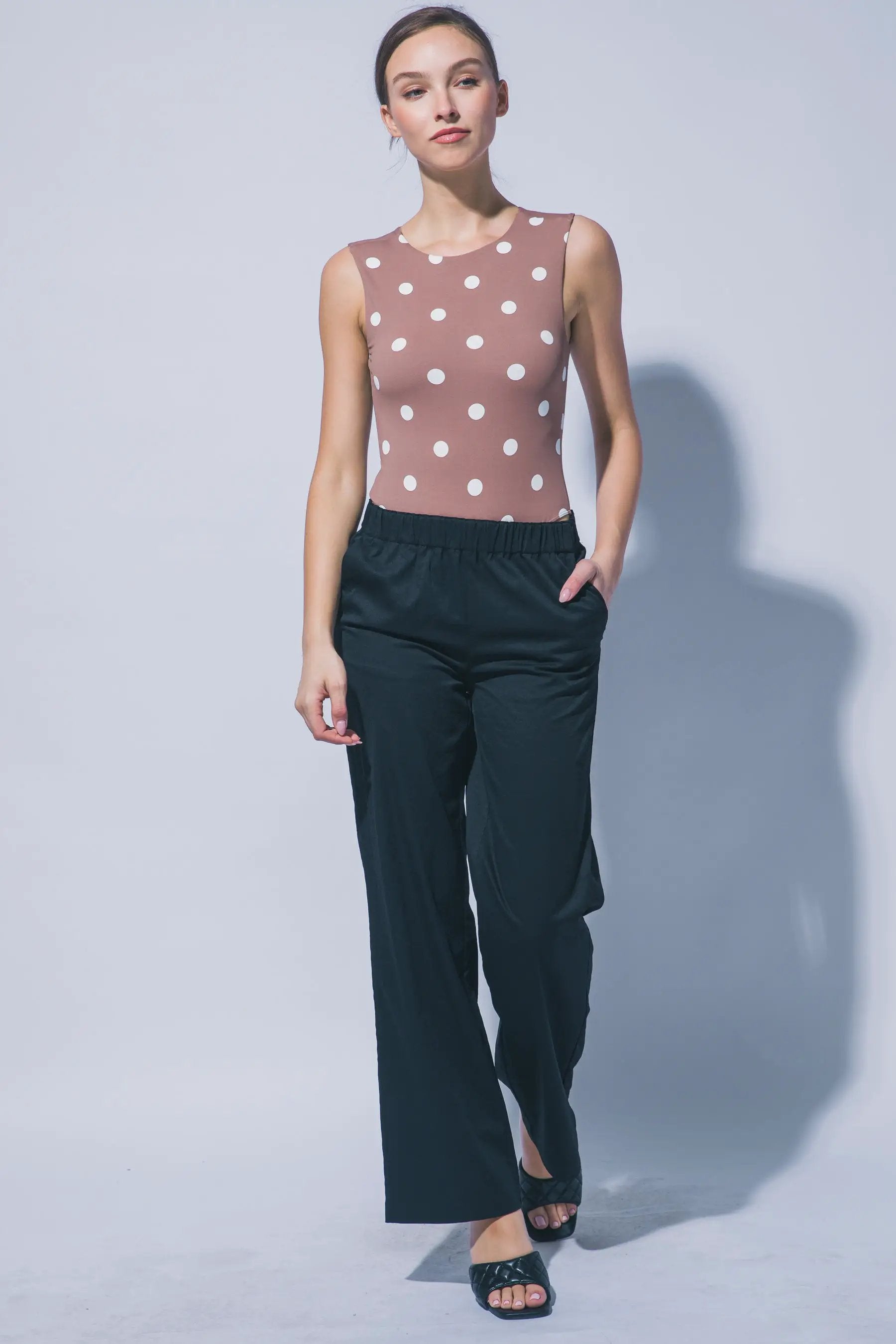 LOVE TREE Pantalones Anchos y Holgados de Pierna Ancha para Mujer - LOVE TREE - Pants