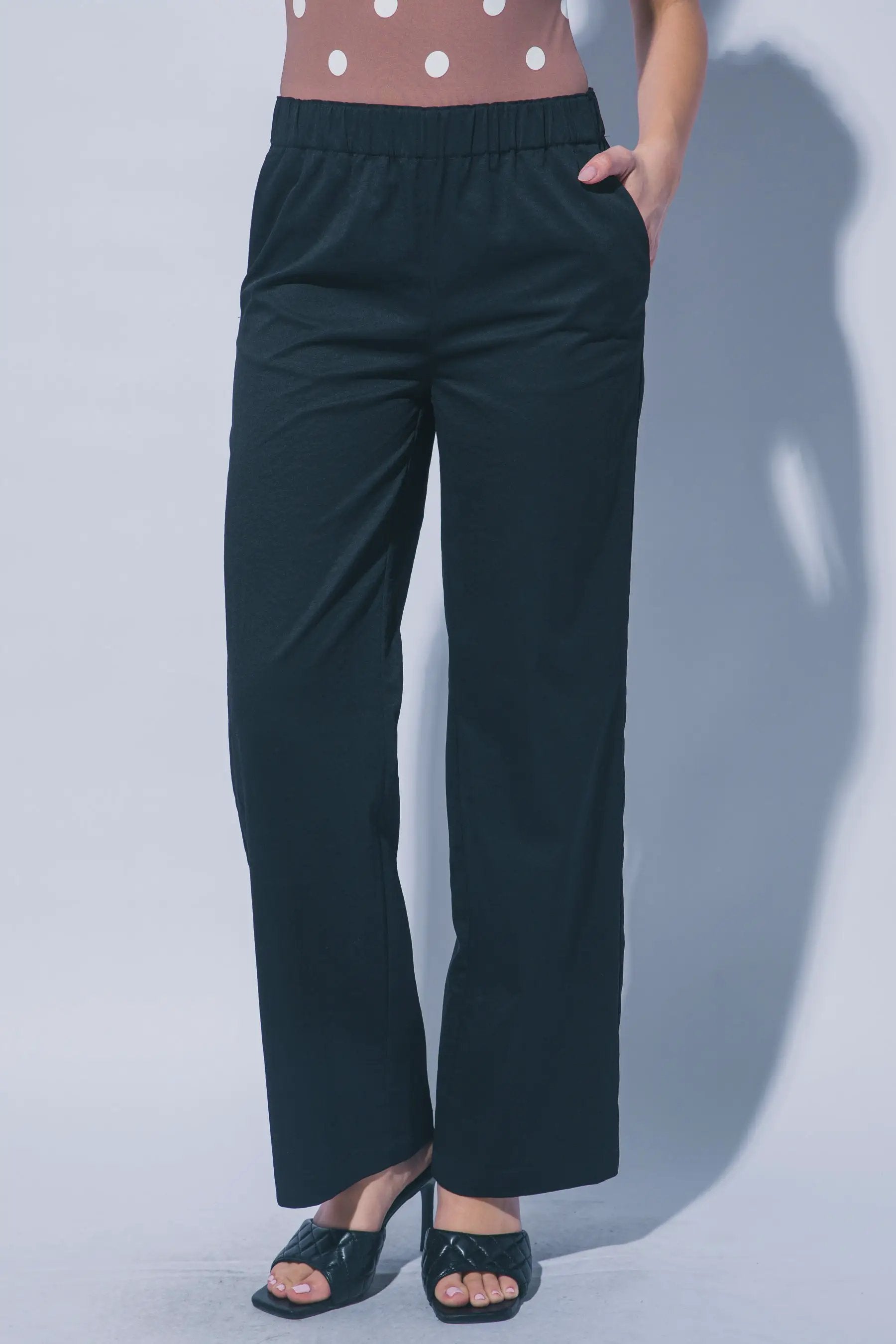 LOVE TREE Pantalones Anchos y Holgados de Pierna Ancha para Mujer - LOVE TREE - Pants
