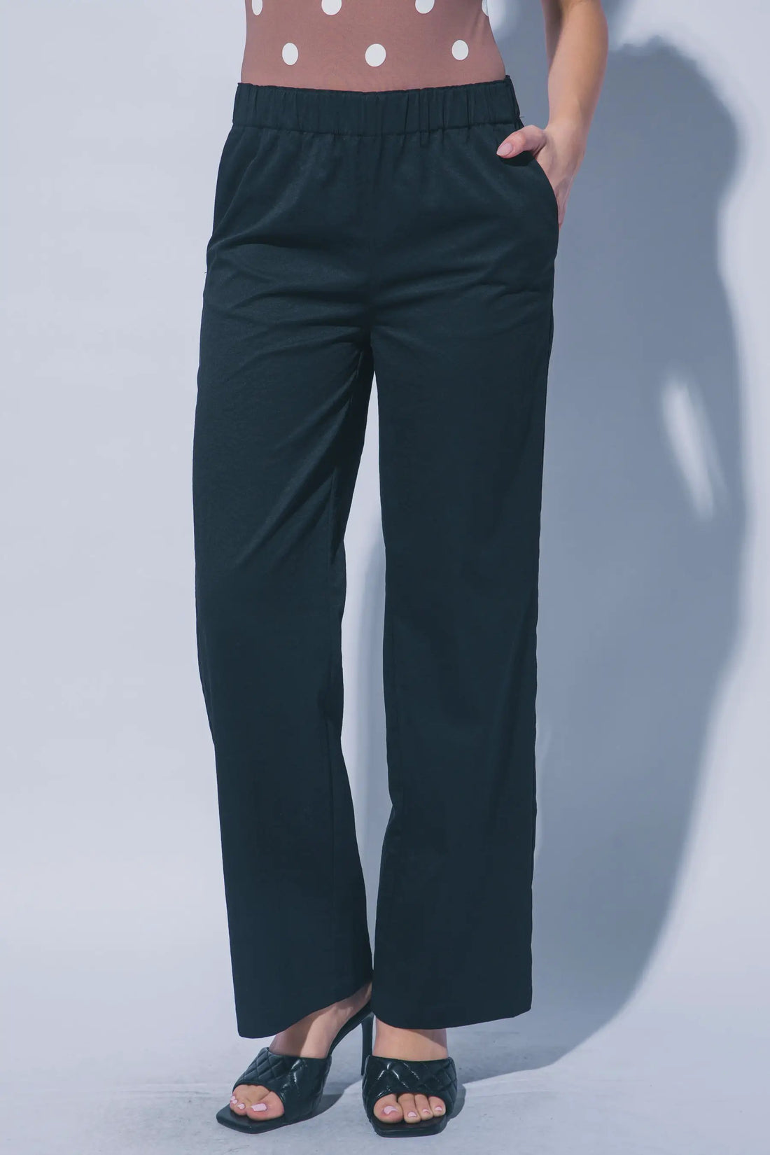 LOVE TREE Pantalones Anchos y Holgados de Pierna Ancha para Mujer - LOVE TREE - Pants