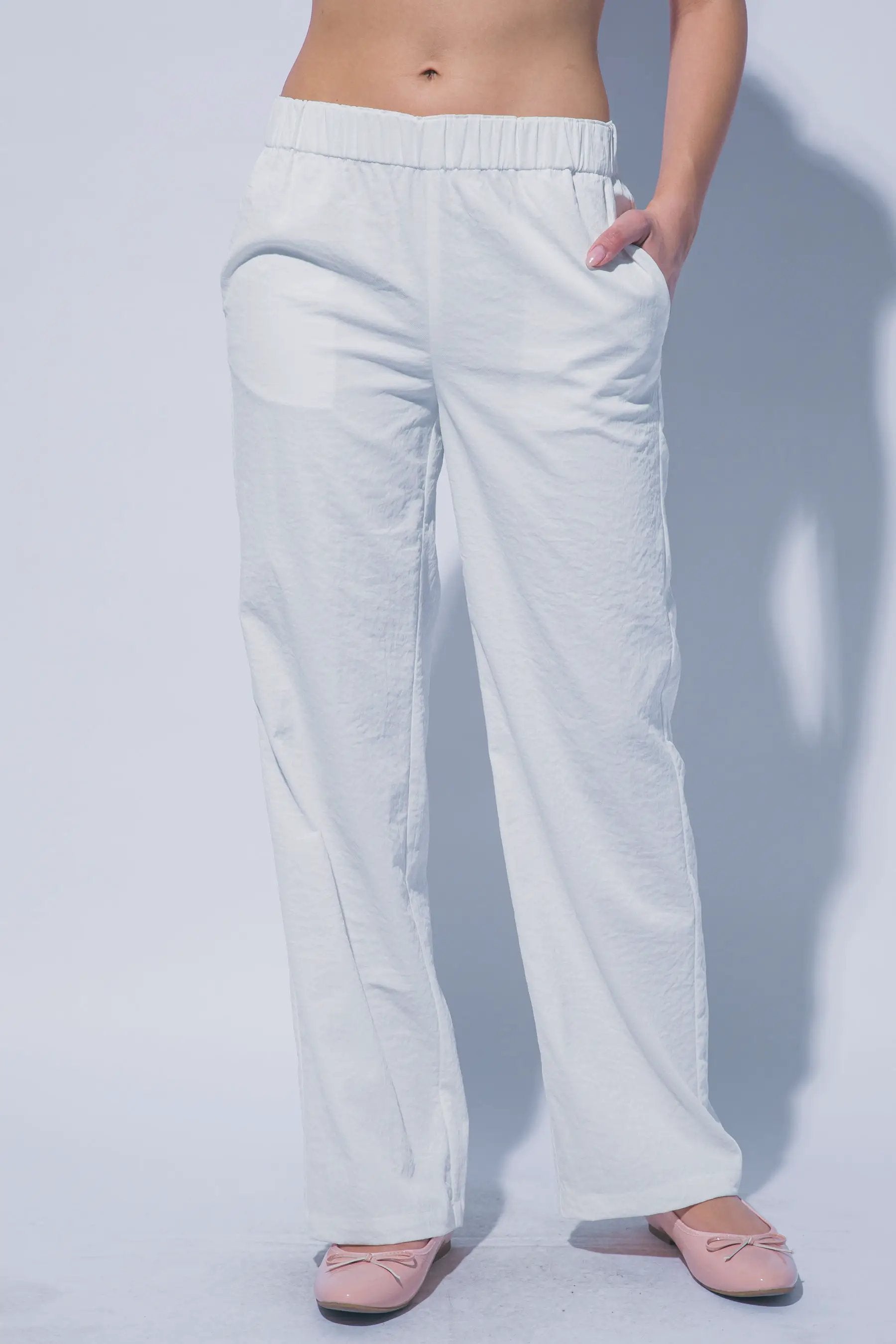 LOVE TREE Pantalones Anchos y Holgados de Pierna Ancha para Mujer - LOVE TREE - Pants