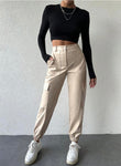 Pantalón cargo beige