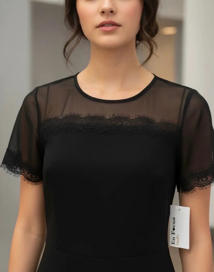 Vestido corto negro by En focus studio