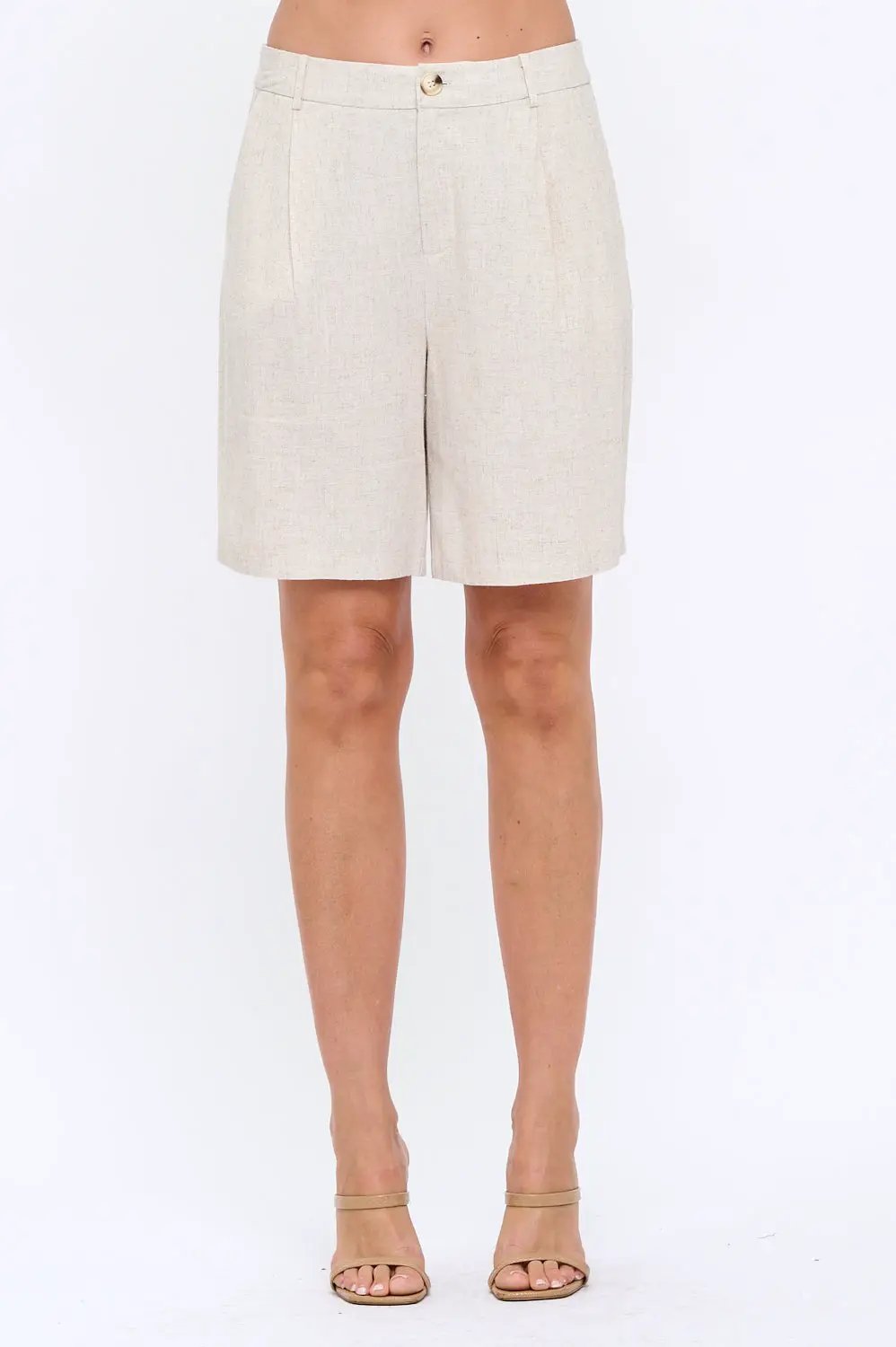 Shorts de Lino Tejidos para Mujer by CHOCOLATE USA