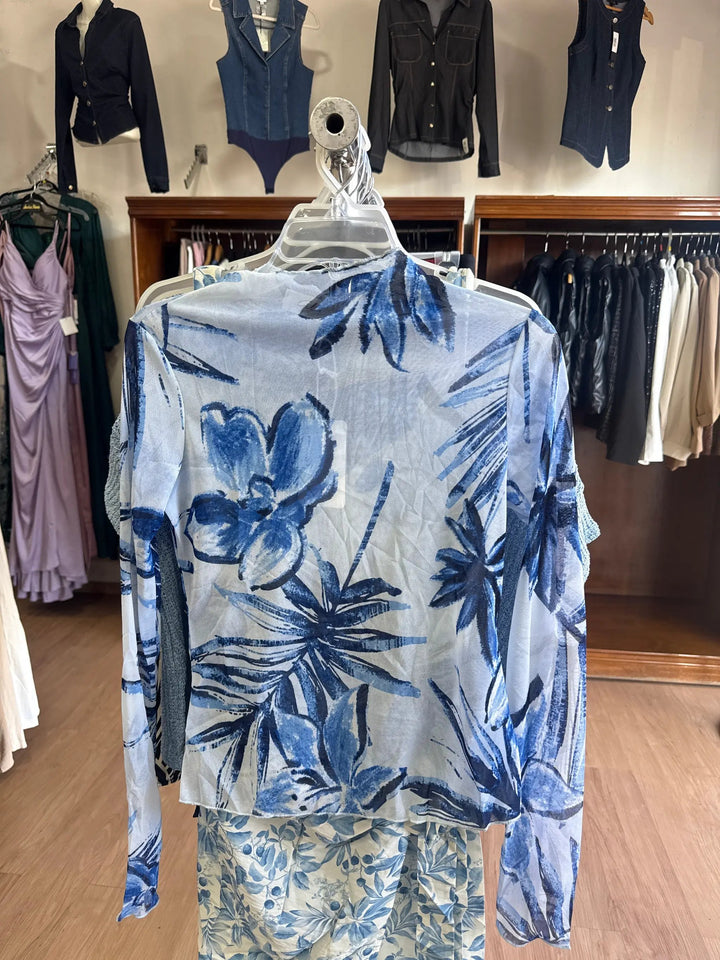 Yanet Collective Blusa transparente azul - Blusas