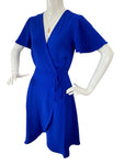 Vestido corto azul rey