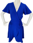 Vestido corto azul rey