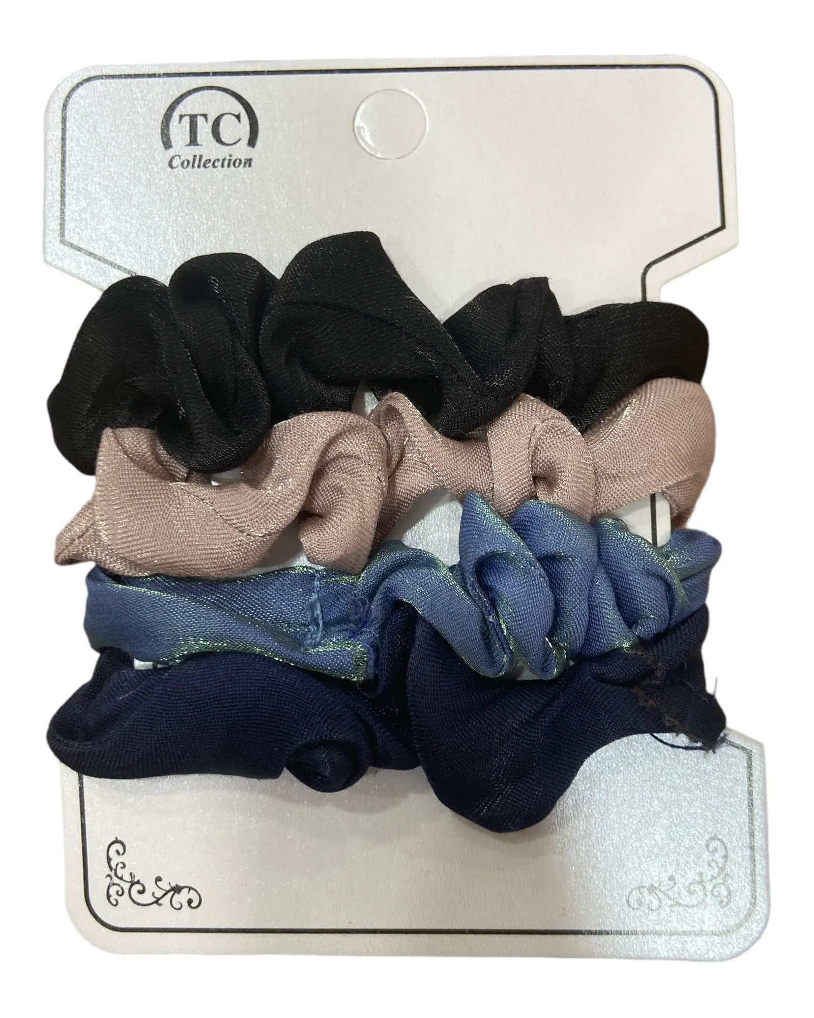Paquete 4 ligas scrunchies by Yanet Collection