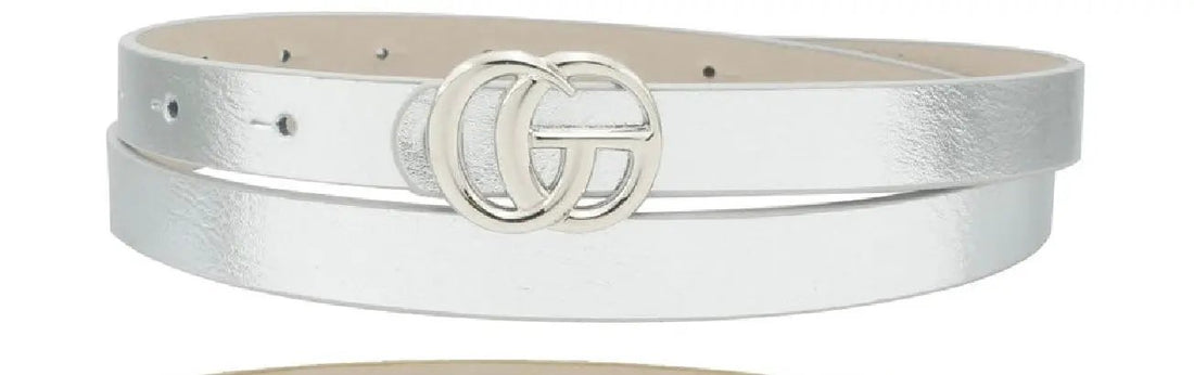 Cinturón Skinny con Hebilla Metálica para Mujer - Estilo y Elegancia by joiaaccessory.com