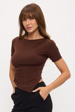 Blusa ITY Asimétrica Manga 3/4 | Top Mujer Elegante y Cómodo