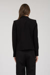 Blazer de Manga Larga con Cuello Notch Elegante