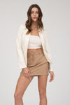 Blazer de Manga Larga con Cuello Notch Elegante
