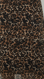 Falda midi animal print de leopardo con encaje – Valencia