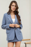 Blazer azul claro