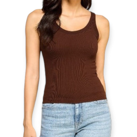 Top Deportivo Mujer Ribeteado Tipo Tank Racerback Basico