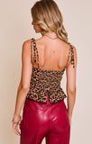 Blusa leopardo animal print