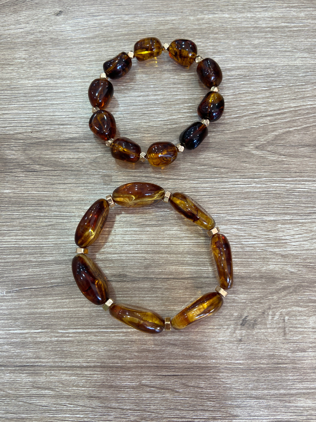 Pulseras café