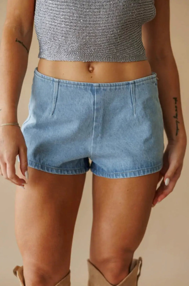 Yanet Collective Short de mezclilla - Pantalones cortos vaqueros