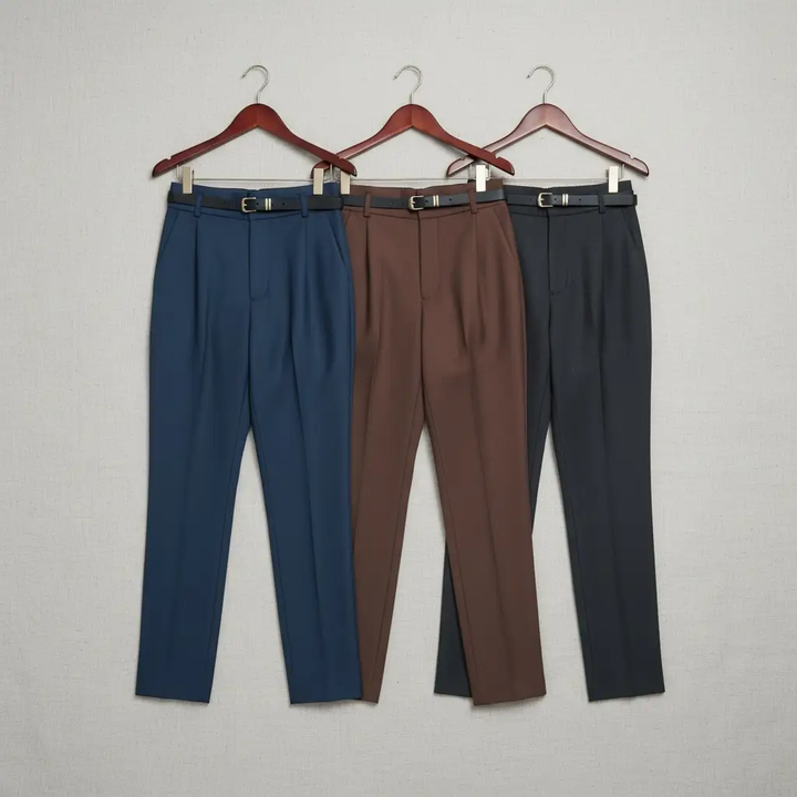 Pantalones de Vestir de Tiro Alto - Elegancia Boutique para Oficina y Eventos
