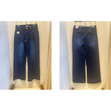 Jeans Pierna Ancha Denim Azul Oscuro