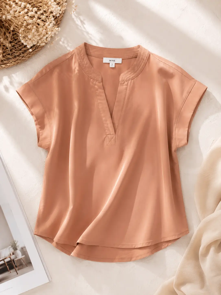 Yanet Collective blusa coral manga corta - Blusas