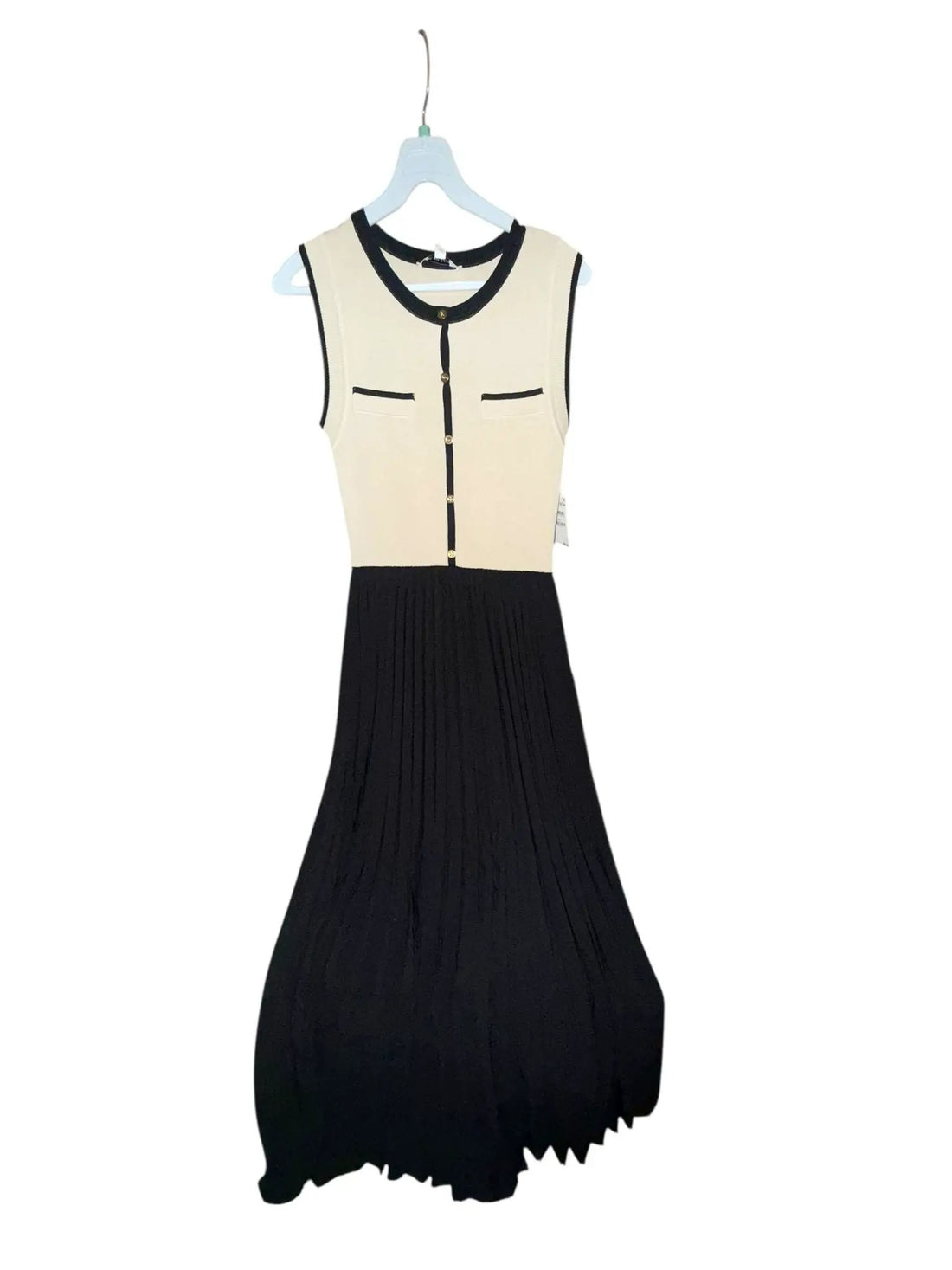 Vestido Maxi Falda A Negra Top Blanco by Yanet Collective