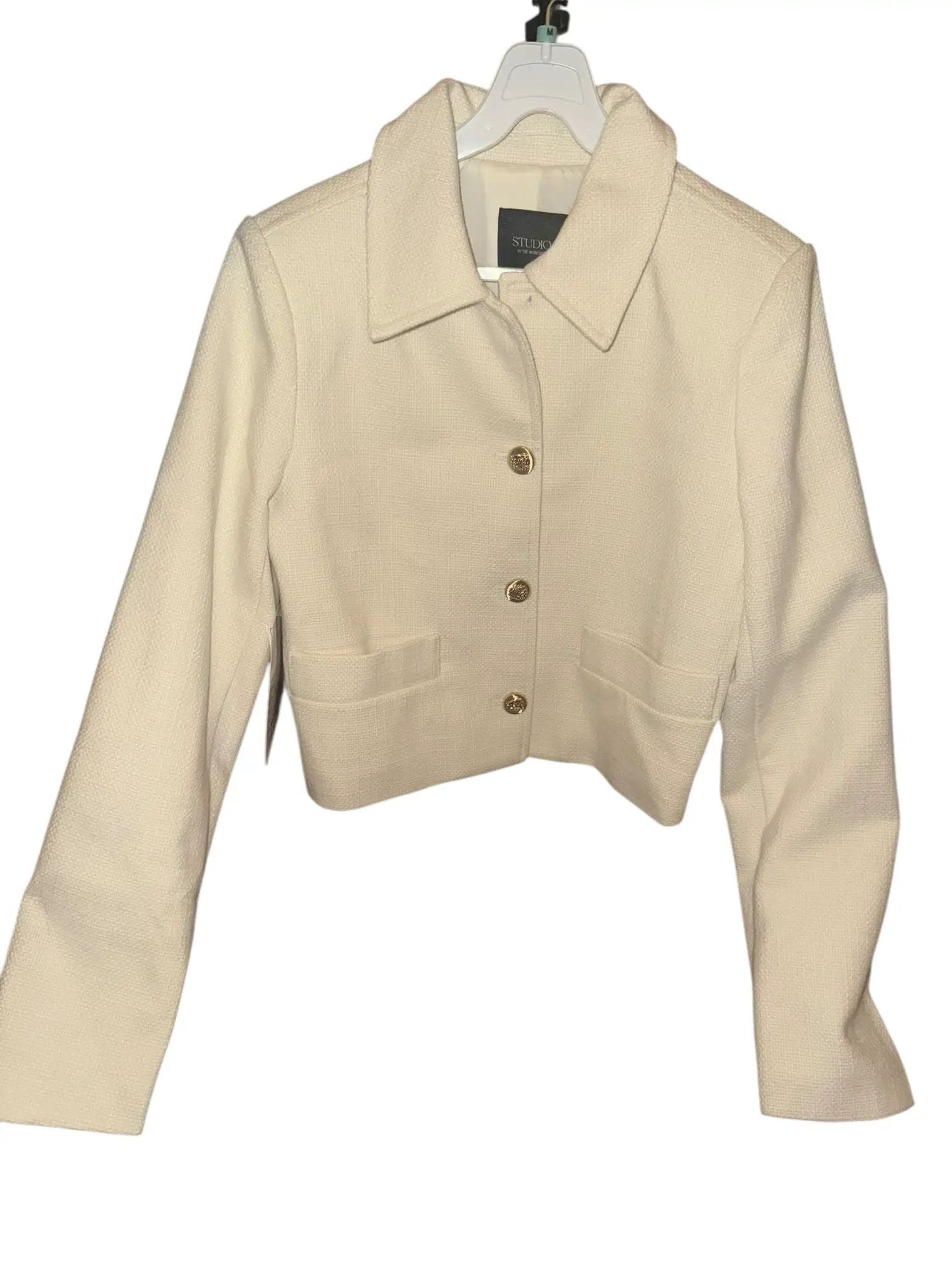 Chaqueta Blanca Tweed by Yanet Collective