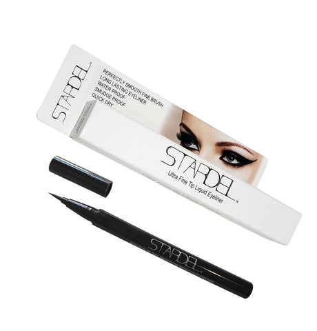 Delineador negro punta plumón