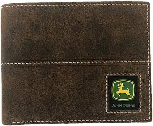 Yanet Collective Cartera Hombre John Deere Piel Café Regalo para papa - Wallets