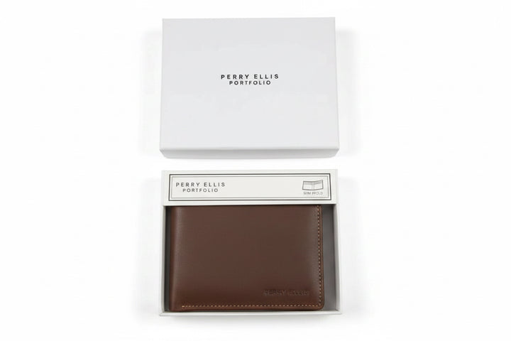 Yanet Collective Cartera Hombre Piel Café Perri Elis Regalo para Papá - Wallets
