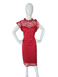 Vestido corto rojo