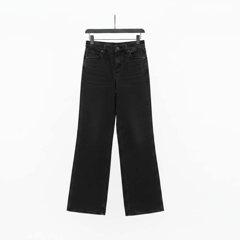 Pantalón negro mezclilla