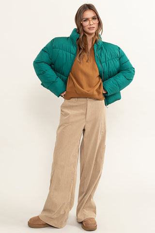 Pantalones Cargo de Pana: Tendencia Urbana Silueta Recta